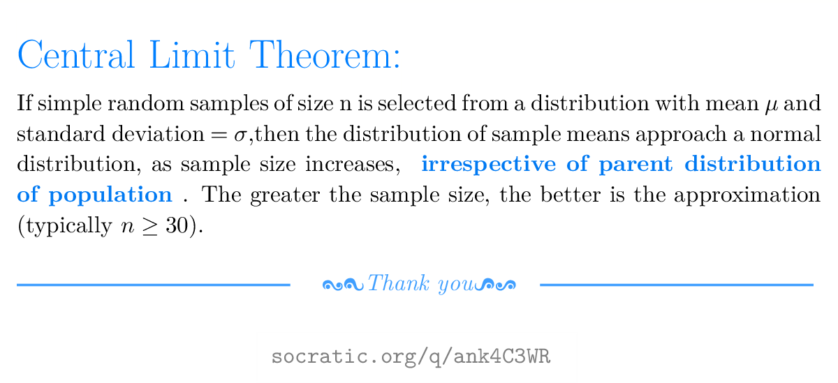 What Is The Central Limit Theorem